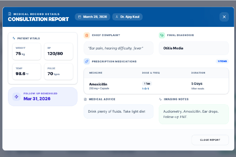 ArogyaNex | Smart Clinic & Patient Management System